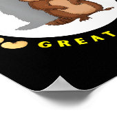 Make Groundhog Day Great Again Lustige Schattenpup Poster (Ecke)