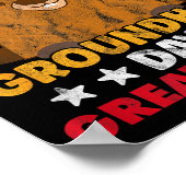 Make Groundhog Day Great Again Waldmurmeltier Scha Poster (Ecke)