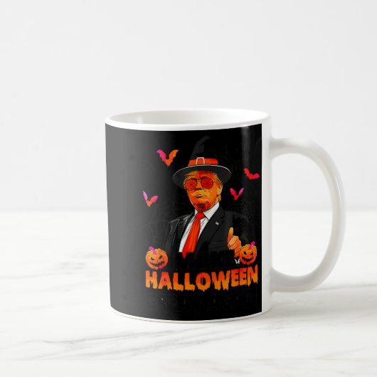 Make Halloween Great Again Funny Trump Soky Trick Kaffeetasse (Rechts)
