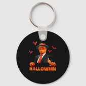 Make Halloween Great Again Funny Trump Soky Trick  Schlüsselanhänger (Vorderseite)