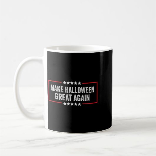 Make Halloween Great Again Kaffeetasse (Links)