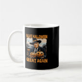 Make Halloween Great Again Lustig Trump Hexe Jack Kaffeetasse (Links)
