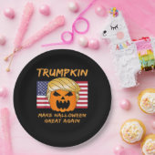 Make Halloween Great Away Trumpkin Pappteller (Party)