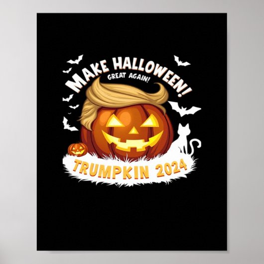 Make Halloween Great Away Trumpkin Poster (Vorne)