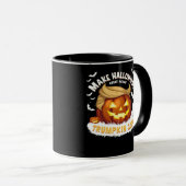 Make Halloween Great Away Trumpkin Tasse (VorderseiteRechts)