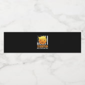 Make Halloween Great wieder Trumpkin Funny Hair Pu Wasserflaschenetikett (Einzelnes Label)