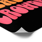 Make Heaven Crowded Christian Faith Bible Church Q Poster (Ecke)