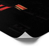 Make Heaven Crowded Christian Patriotic Cross Amer Poster (Ecke)