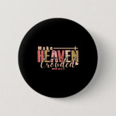 Make Heaven Crowded Cross - Minimalist Christian R Button (Vorderseite)
