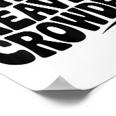 Make Heaven Crowded Men And Women Jesus Bible Chri Poster (Ecke)