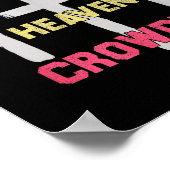 Make Heaven Crowded Men And Women Jesus Bible Chri Poster (Ecke)