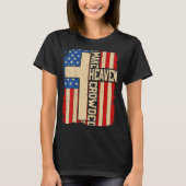 Make Heaven Crowded On-back Patriotic Christian Cr T-Shirt (Vorderseite)