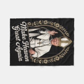 Make Heaven Great Again Donald Trump As The New Po Fleecedecke (Vorderseite (Horizontal))