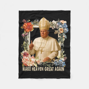Make Heaven Great Again Donald Trump  Fleecedecke