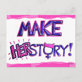 Make HERstory Postkarte
