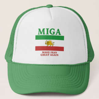 'Make Iran Great Again' (MIGA) Hut Truckerkappe
