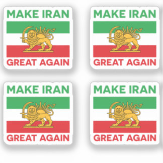 Make Iran Great Again Persian II Aufkleber