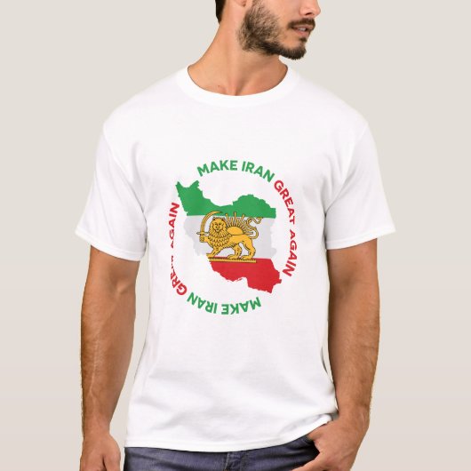 Make Iran Great Again Persian T-Shirt (Vorderseite)
