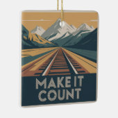 Make It Count Keramikornament (Rechts)