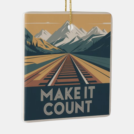 Make It Count Keramikornament (Rechts)