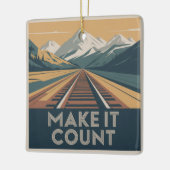 Make It Count Keramikornament (Links)
