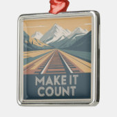 Make It Count Ornament Aus Metall (Links)
