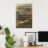 Make It Count Poster (Heimbüro)