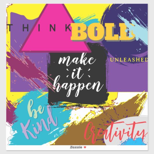 Make it Happen!  Aufkleber (Blatt)