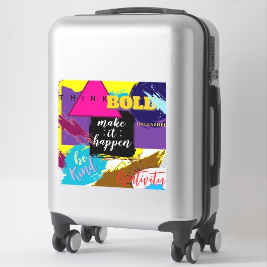 Make it Happen!  Aufkleber (Koffer)