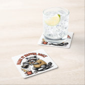 Make It Happen, Daily Rechteckiger Pappuntersetzer (Vor Ort)