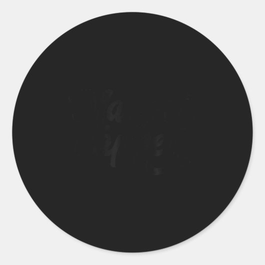 Make It Happen Insrational Motivational And Manife Runder Aufkleber (Vorderseite)