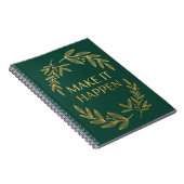 Make It Happen Journal Notizblock (Rechte Seite)