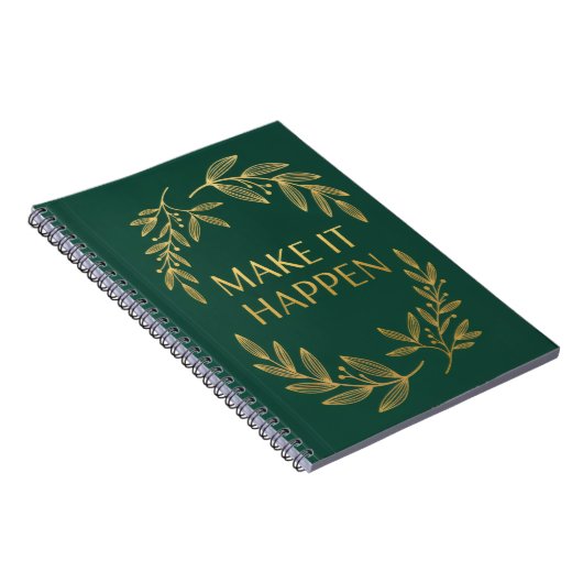 Make It Happen Journal Notizblock (Rechte Seite)