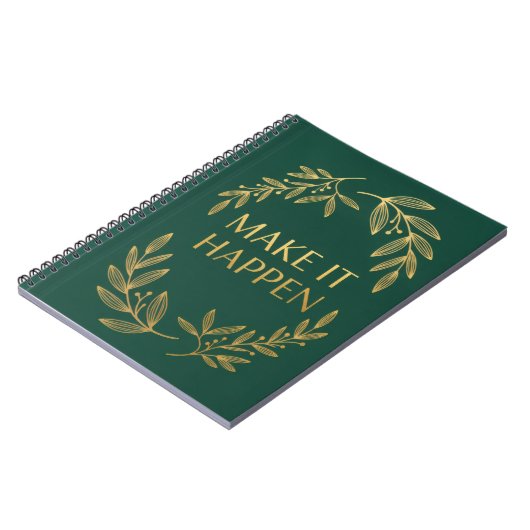 Make It Happen Journal Notizblock (Linke Seite)