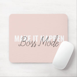 Make It Happen Personalized Mouse Pad – Feminine C Mousepad