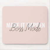 Make It Happen Personalized Mouse Pad – Feminine C Mousepad (Vorne)