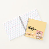 Make It Happen - Süße Tier-Themed Spiral Notebook Notizblock (Innenseite)