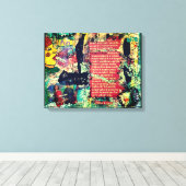 Make it Loud Collage Leinwanddruck (Insitu (Holzboden))