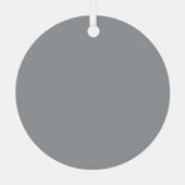 Make It Metal, Make It Merry – Punk Rock Christmas Ornament Aus Metall (Rückseite)