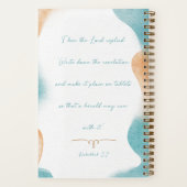 "Make it Plain" Blank Lined Journal with scripture Notizblock (Rückseite)
