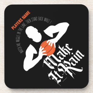 Make It Rain (Basketball) Beverage Coaster Getränkeuntersetzer