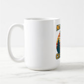 Make it Rein - Retro 80er Weihnachtsdesign für Ren Kaffeetasse (Links)