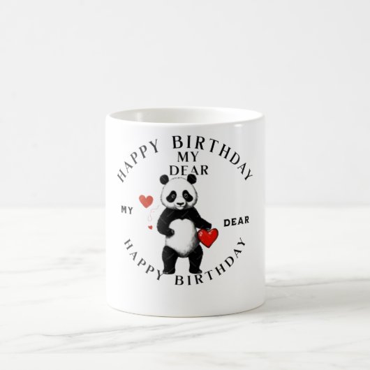 "Make it Special: Happy Birthday Art Kaffeetasse (Mittel)