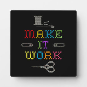 Make It Work Fashion Fotoplatte