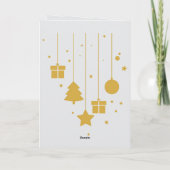 Make It Yours: Custom Folded Christmas Card Karte (Rückseite)