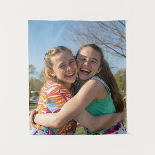 Make It Yours Custom Image Wall Tapestry Wandteppich (Vorderseite)