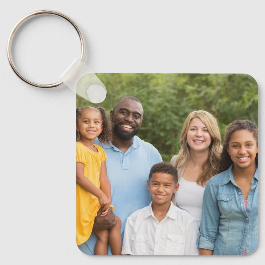 Make It Yourself - Custom Double Sided 2 Photo Schlüsselanhänger (Vorderseite)