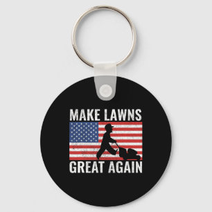 Make Lawns Great Again Lustig Usa Rasenmäher Dad G Schlüsselanhänger
