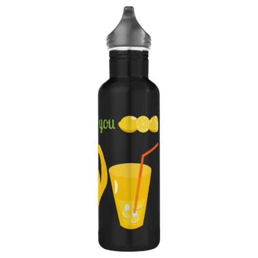 Make Lemonade Edelstahlflasche (Rechts)