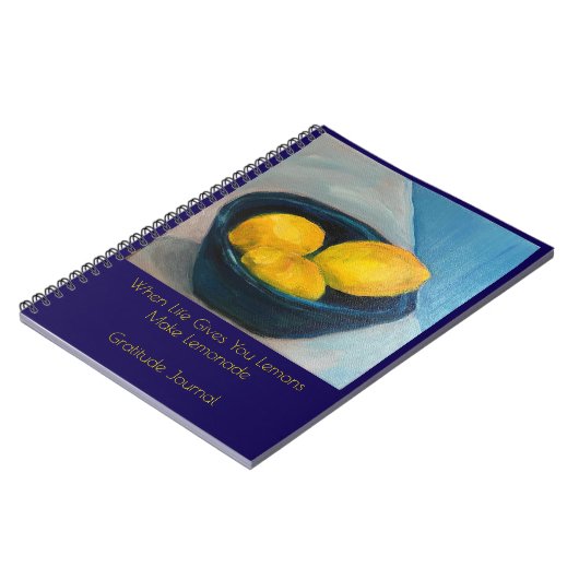 "MaKe Lemonade" Gratitude Journal Notizblock (Linke Seite)